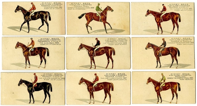 1890 N229 Kinney "Famous Running Horses - American" Near Set (24/25) 